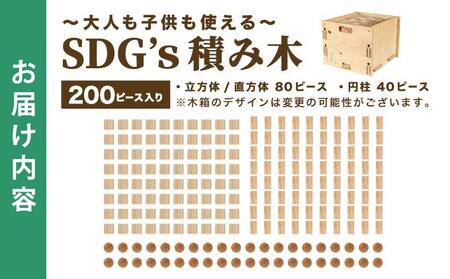 大人も子供も使えるSDG’ｓ積み木