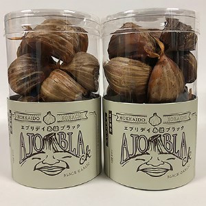 北海道美唄産 熟成黒ニンニク【AJOBLACK】80g×2