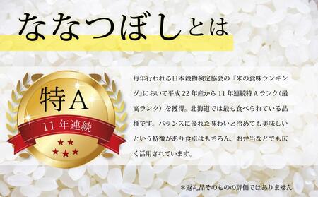 令和5年産【定期便(10kg×12カ月)】北海道産ななつぼし 五つ星お米マイ