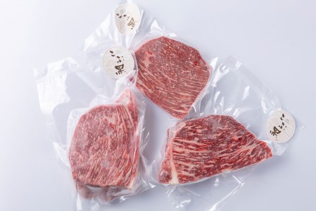 北海道産 黒毛和牛 こぶ黒 A5 厚切り モモ ステーキ 約 1.5kg