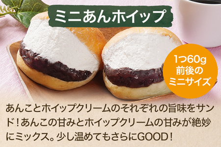 ミニあんバターとミニあんホイップの詰め合わせ 10個入 個包装 あんバター あんホイップ あんこ バター ホイップ ずっしり しっとり 冷凍パン 解凍するだけ 旬感冷凍食パン 詰め合わせ 食べ比べ【旬感冷凍食パンパン・デマンド】