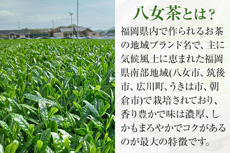 【八女茶】原田茶園 煎茶 華喜 200g（100g×2、茶葉タイプ） 八女 煎茶 福岡 茶葉 お茶