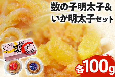 数の子明太子&いか明太子セット（各100ｇ）【とくとく珍味】 お取り寄せグルメ お取り寄せ 福岡 お土産 九州 福岡土産 取り寄せ グルメ 福岡県