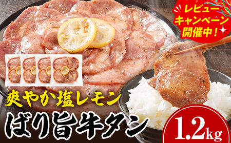 牛タン 塩レモン 人気 計1.2kg お試し おすすめ 塩ペッパー味 牛肉 牛たん 肉 ばり旨 スライス 300g×4パック タン中 タン元 レモン 焼肉 焼き肉 厳選 BBQ 冷凍 アウトドア バーベキュー