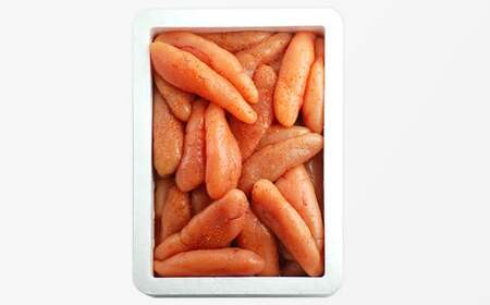 ［ 博多ふくいち ］「無着色辛子明太子」1kg（一本物・切れ子込み）HF003-2