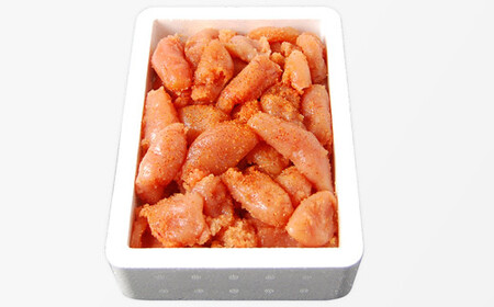 ［ 博多ふくいち ］「無着色辛子明太子小切れ」1kg  HF027-1