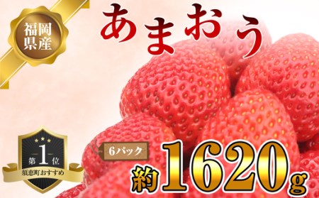 福岡県産あまおう1620g(270g平パック×6パック)SE1205-147