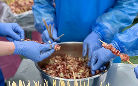 牛中落ちカルビ串 30本 ST002-1