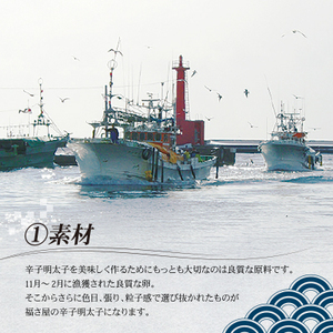 AC100.【福さ屋】<訳あり>無着色辛子めんたい(計1kg・500g×2袋)