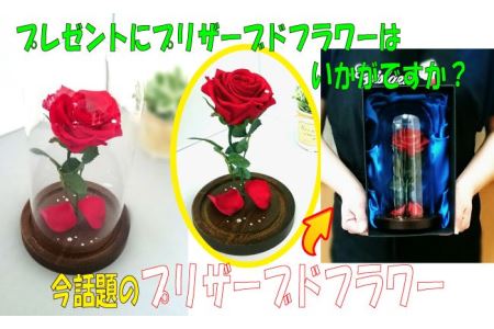 B110.プレゼントにオススメ!プリザーブドフラワー