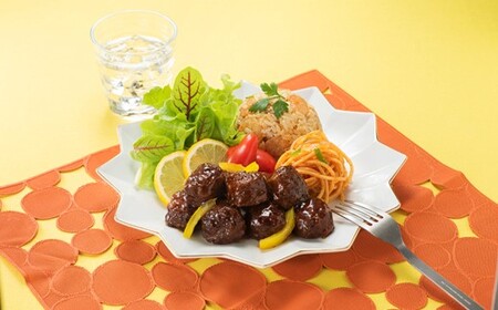 A1548.【常温で保管できる!】レトルト・チキンボール&ミートボールセット(150g×14袋)