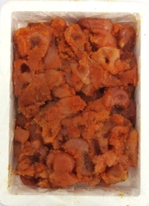 AA220.訳あり！辛子明太子無着色．切子1kg【辛子明太子】