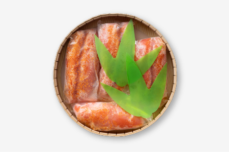 AB227.辛子めんたいこ樽入（４５０ｇ）