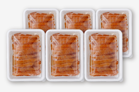 AG064.北海道産たらこ使用.辛子明太子家庭用(小サイズ)200g×6パック