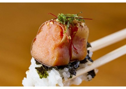 AB371.【元祖博多めんたい重】めんたい重の昆布巻き明太子３本セット【辛子明太子】