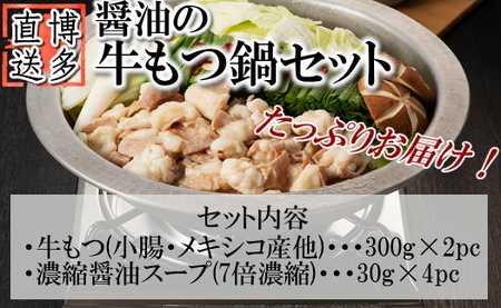 ZH108.博多名物もつ鍋（醤油味4～6人前） | 福岡県新宮町