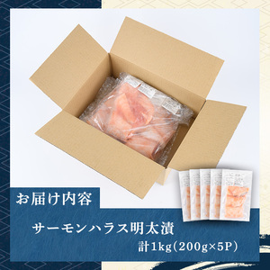 サーモンハラス明太漬 1kg as06-045