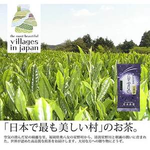 【毎月定期便】奥八女星野村 深蒸し高級煎茶(深蒸し茶)100g×1袋(水巻町)全6回【4011474】