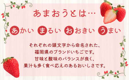 福岡県産 博多あまおう 約1.12kg（約280g×4パック入り） いちご 苺 【2026年1月下旬～3月下旬発送予定】