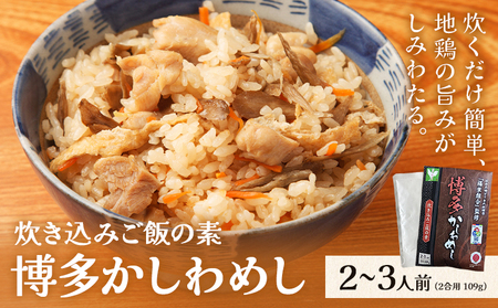 炊き込みご飯の素 博多かしわめし 2-3人前 株式会社JSE《30日以内に出荷予定(土日祝除く)》福岡県 鞍手郡 小竹町混ぜ込みご飯 炊き込みご飯 簡単 鶏飯 送料無料
