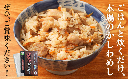 炊き込みご飯の素 博多かしわめし 2-3人前 株式会社JSE《30日以内に出荷予定(土日祝除く)》福岡県 鞍手郡 小竹町混ぜ込みご飯 炊き込みご飯 簡単 鶏飯 送料無料