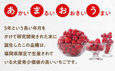 訳あり品【濃厚な味わい！】冷凍いちご「博多あまおう」1kg（加工用） 桂川町/株式会社やまやコミュニケーションズ[ADAN005]訳あり 苺 いちご イチゴ 冷凍 あまおう お菓子づくり ジャム 福岡県 スムージー ヨーグルト 濃厚 ふるさと納税