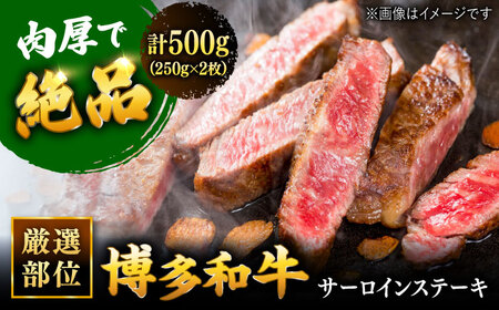 博多和牛 サーロイン ステーキ セット 500g [250g×2枚] 桂川町/株式会社 MEAT PLUS [ADAQ010] 和牛サーロイン 国産 サーロイン ステーキ ステーキ用