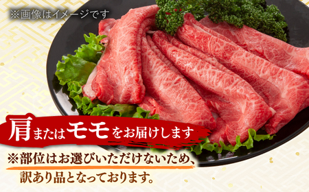 【訳あり！】A4ランク以上！博多和牛 赤身（肩・モモ）霜降り しゃぶしゃぶすき焼き用 600g 桂川町/株式会社 MEAT PLUS [ADAQ097] 10000 赤身 もも しゃぶしゃぶ  和牛 牛肉 A4 A5