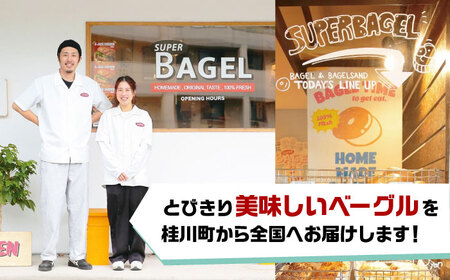 【本場仕込みの専門店】SUPER BAGEL 塩バター ベーグル　10個セット   桂川町/SUPER BAGEL[ADBI006] 10000 10000円  アメリカンベーグル 本場ベーグル  ベーグル専門店 ベーグル詰め合わせ  パン セット