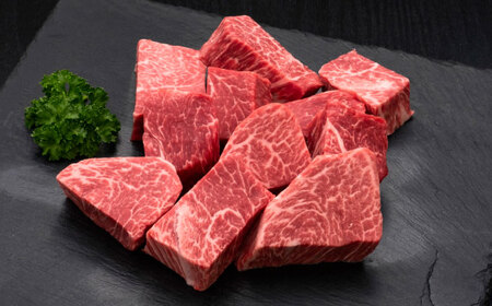 【年内発送】【訳あり】A4，5等級 博多和牛ヒレサイコロステーキ 600g 桂川町/久田精肉店 [ADBM178] 