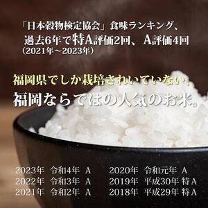 ＜令和6年産＞福岡県産【特A米】元気つくし【A米】夢つくしの食べ比べ 各5kg×2袋 [10kg] [白米]