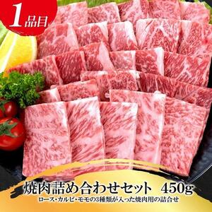 福岡県産 黒毛和牛A4ランク以上の博多和牛! 焼肉450g・特選スライス300g セット