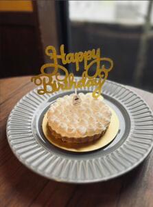 鹿肉のタルトケーキ風white(犬用)12cm