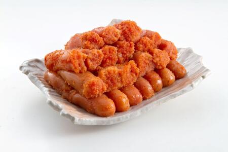 6仕切に小分けした辛子明太子4kg(1kg×4)