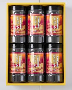 【定期便12回】初摘み海苔使用 有明のり福岡県産 有明本張ギフト 8切24枚×6本