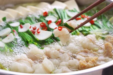 【定期便全6回】訳あり!博多味噌もつ鍋2人前と辛子明太子(切子)1個セット