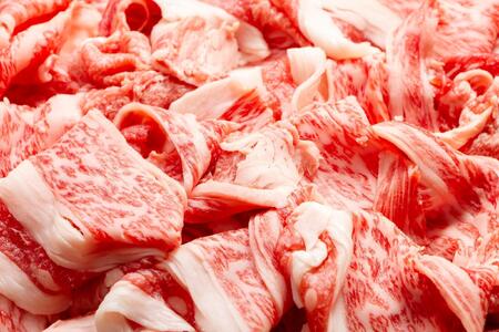 【定期便全6回】博多和牛A4ランク以上切り落とし　訳あり！　800g（400g×2個）