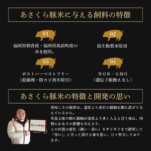 あさくら豚米 肩ロース 1kg