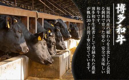 お肉屋さんの手ごね特上ハンバーグ＜博多和牛入り＞ 10個【博多和牛 和牛 牛 肉 お肉 ハンバーグ お子様 贅沢 人気 食品 オススメ 送料無料 福岡県 筑前町 AL023】