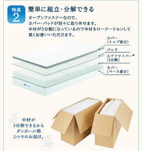 エアウィーヴ ベッドマットレス S01 シングル 寝具 ベッドマットレス ベット マットレス サイズ オールシーズン対応 ぐっすり 安眠 快眠 健康 高反発 腰 肩 熟睡 寝心地 新生活 洗濯可 送料無料 体圧分散 大人気 日本製 国産 妊婦 赤ちゃん ペット