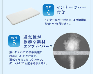 エアウィーヴ ウェルネスモデル マットレス M80-83RP ベッドマットレス ベッド  マットレス セミダブル ダブル クイーン オールシーズン対応 ぐっすり ホテル 安眠 快眠 健康 高反発 腰 肩 熟睡 寝具 寝心地 新生活 洗える 洗濯可 送料無料 体圧分散