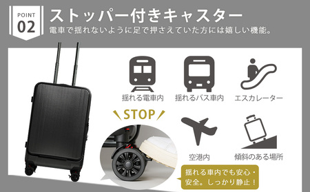 スーツケース キャリー    SS 付き (エンボスガンメタリック) [Proevo -CORE LINE-] [10019A] AY374 
