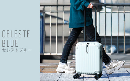 【先行予約品】スーツケース キャリー  Sサイズ(エンボス/セレストブルー) [PROEVO] [10002S] AY341