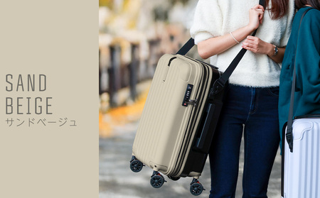スーツケース キャリー Lサイズ(エンボス/サンドベージュ) [PROEVO] [10004S] AY351 