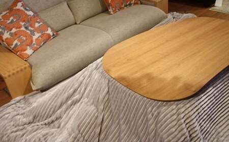 カバー付きこたつ掛布団モルデ(200×250)(グレイ) AA096