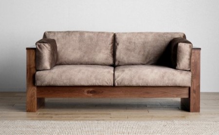 【開梱・設置】ソファ　ビガー　ソファ180cm　CH／RN（MA-GY）　AL105