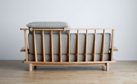 ソファ チェア 【開梱・設置】3人用 ソファ 極ワザ ソファ180cm TN／CR-BEヘッドレストW1個付き ナチュラル　AL124