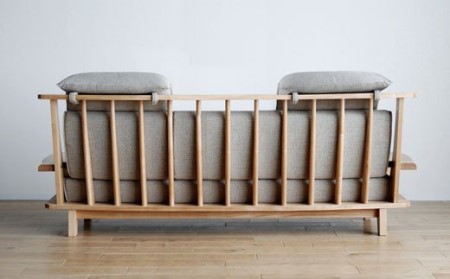 ソファ チェア 【開梱・設置】3人用 ソファ 極ワザ ソファ210cm TN/CR-BEヘッドレスト2個付き ナチュラル AL129