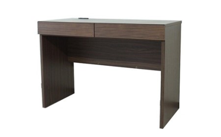 【開梱・設置】ミリオンデスク3点セット(ウォールナット)リモートワーク テレワーク AX059