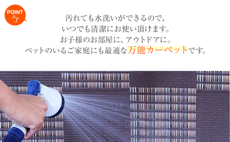 PPカーペットウィードBR江戸間3畳(174X261) AA019